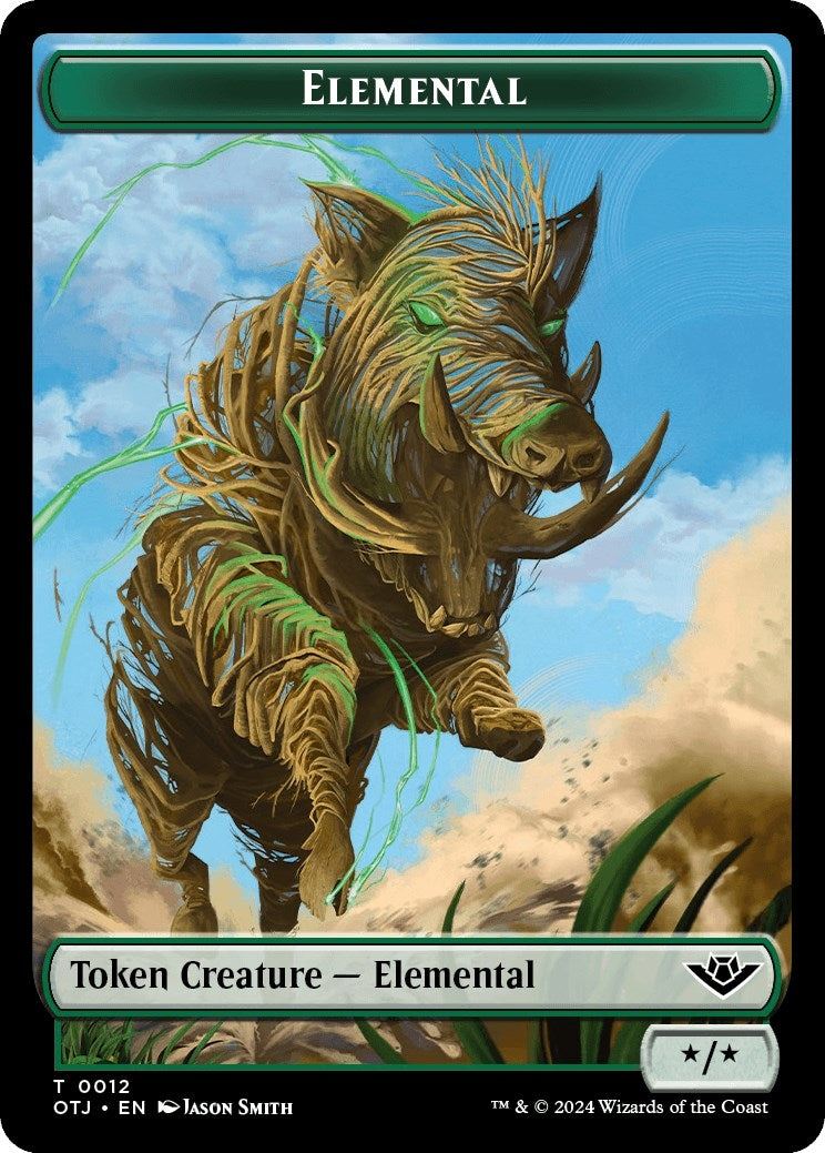 Image for Elemental Token (12) [Outlaws of Thunder Junction] - Magic: The Gathering