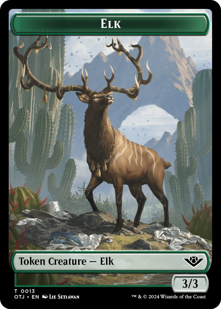 Image for Elk Token (13) [Outlaws of Thunder Junction] - Magic: The Gathering