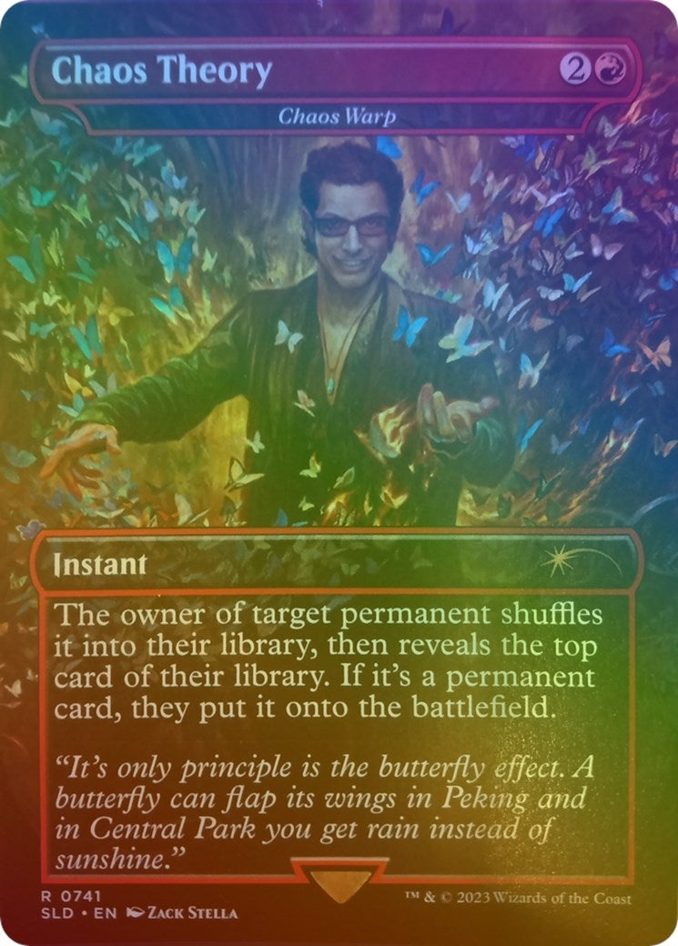 Image for Chaos Theory - Chaos Warp (Rainbow Foil) (741) [Secret Lair Drop Series] - Magic: The Gathering