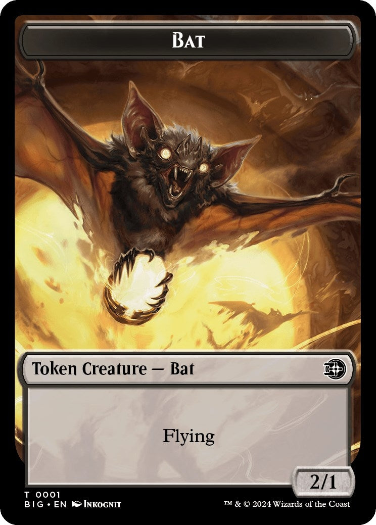Image for Bat Token (1) [Outlaws of Thunder Junction: The Big Score] - Magic: The Gathering