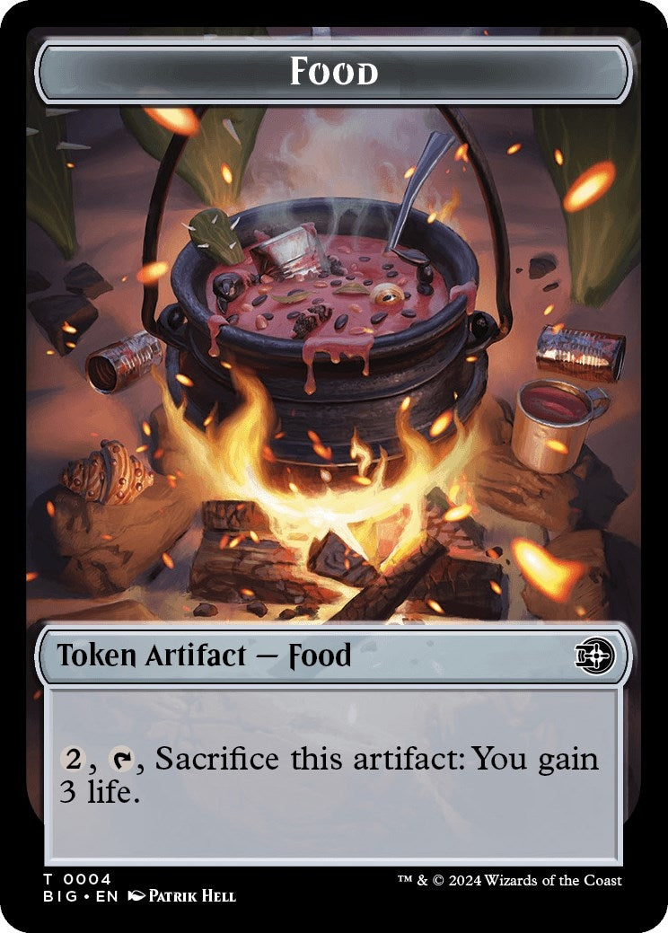 Image for Food Token (4) [Outlaws of Thunder Junction: The Big Score] - Magic: The Gathering