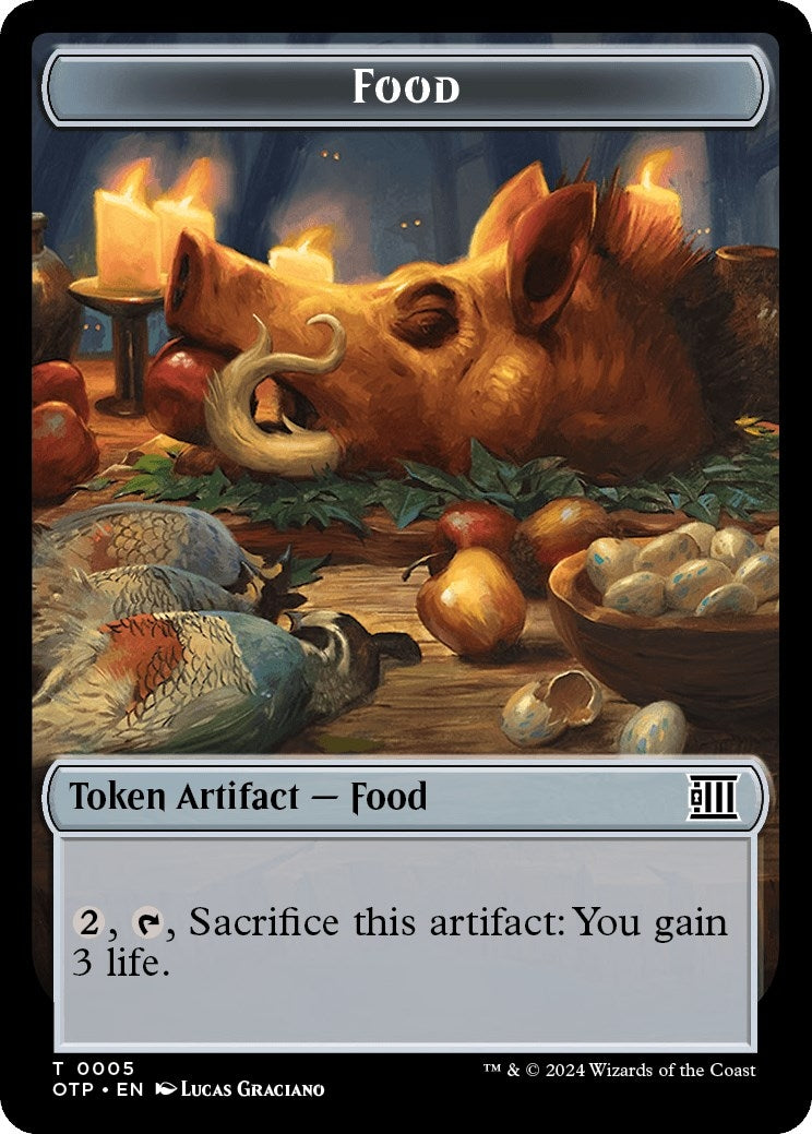 Image for Food // Plot Double-Sided Token (5 // 20) [Outlaws of Thunder Junction: Breaking News] - Magic: The Gathering