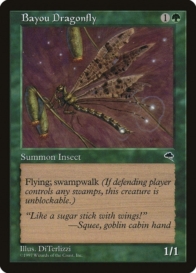 Image for Bayou Dragonfly (215) [Tempest] - Magic: The Gathering