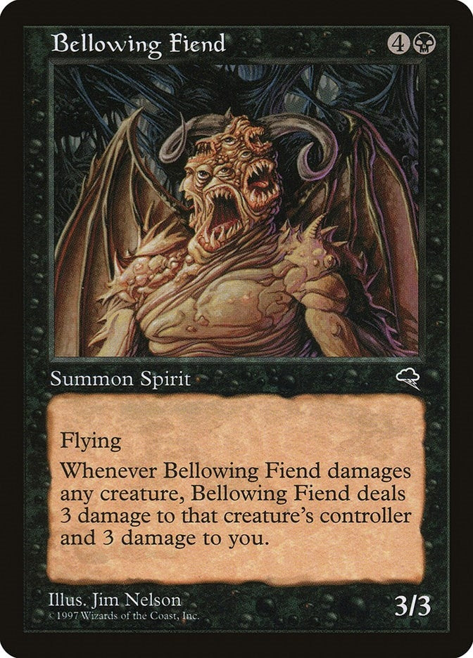Image for Bellowing Fiend (108) [Tempest] - Magic: The Gathering