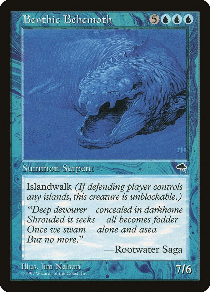 Image for Benthic Behemoth (54) [Tempest] - Magic: The Gathering