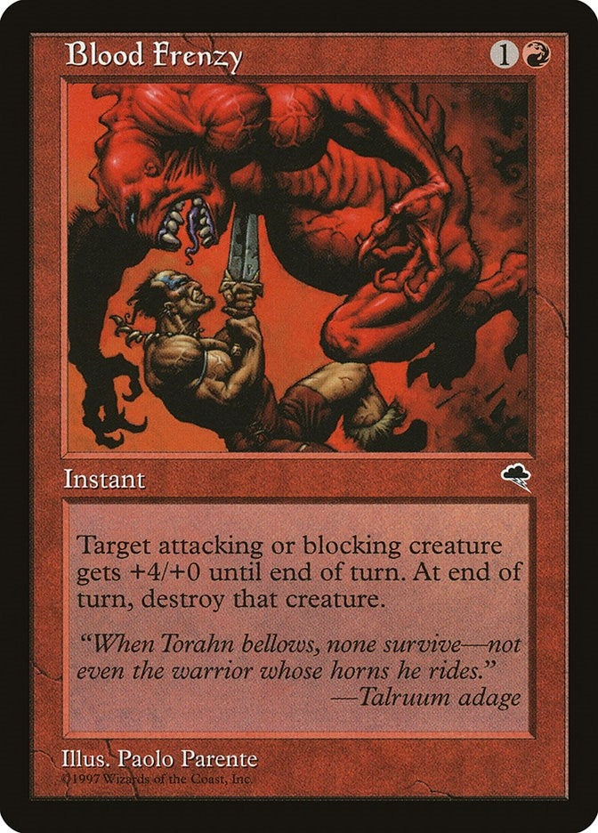 Blood Frenzy (164) [Tempest]