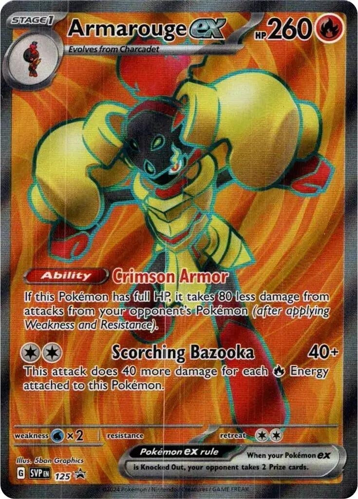 Image for Armarouge ex - 125 (125) [SV: Scarlet & Violet Promo Cards] - Pokemon