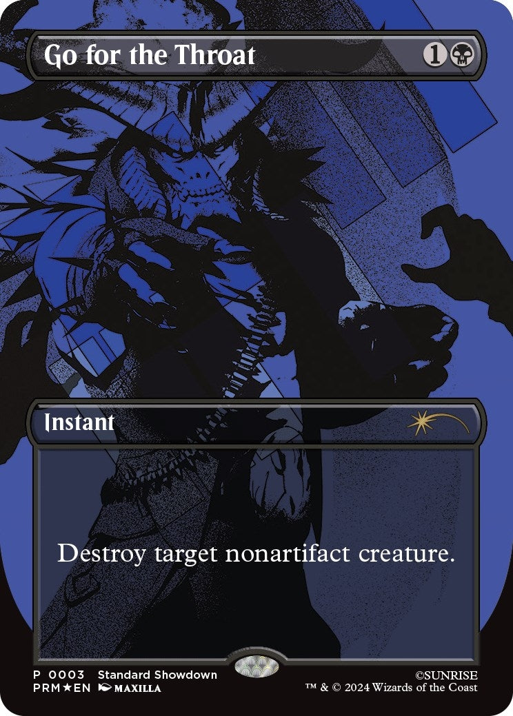 Image for Go for the Throat (3) [Standard Showdown Promos] - Magic: The Gathering