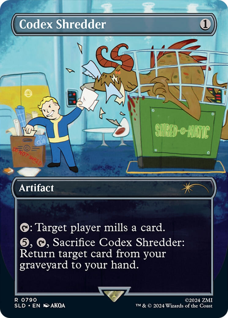 Image for Codex Shredder (Rainbow Foil) (790) [Secret Lair Drop Series] - Magic: The Gathering
