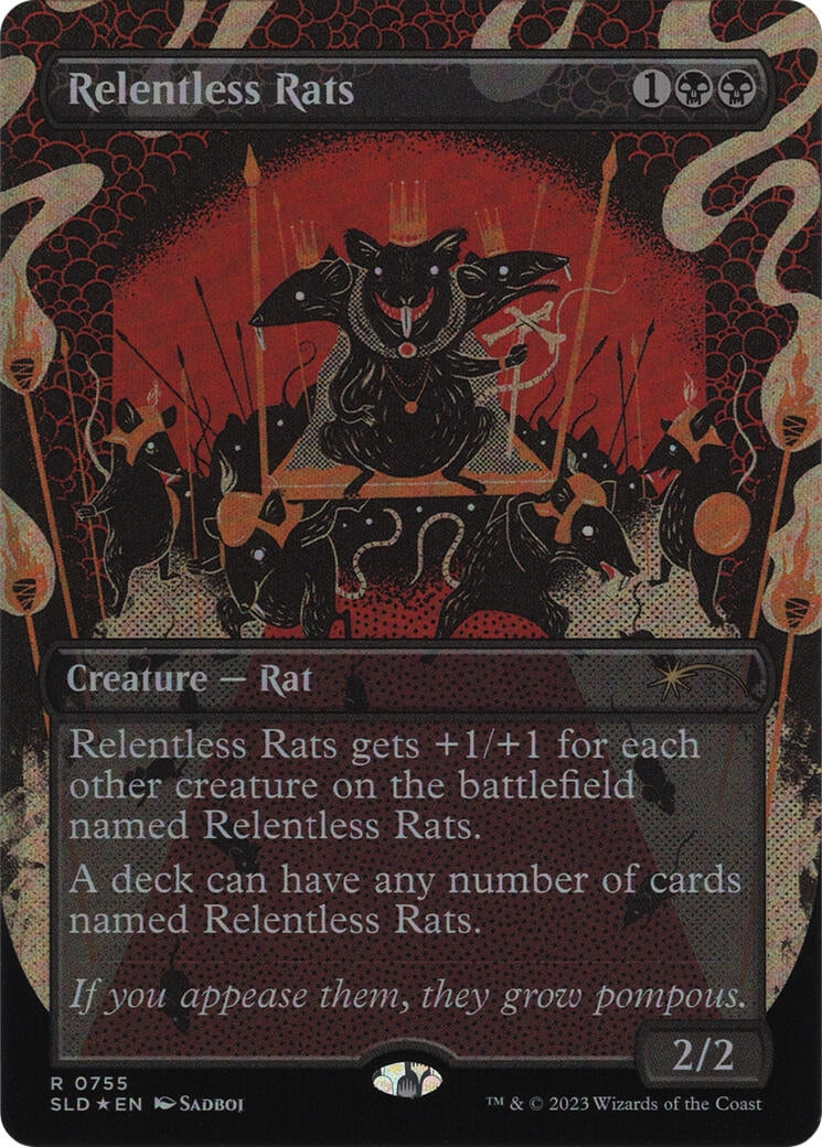 Image for Relentless Rats (755) (755) [Secret Lair Drop Series] - Magic: The Gathering