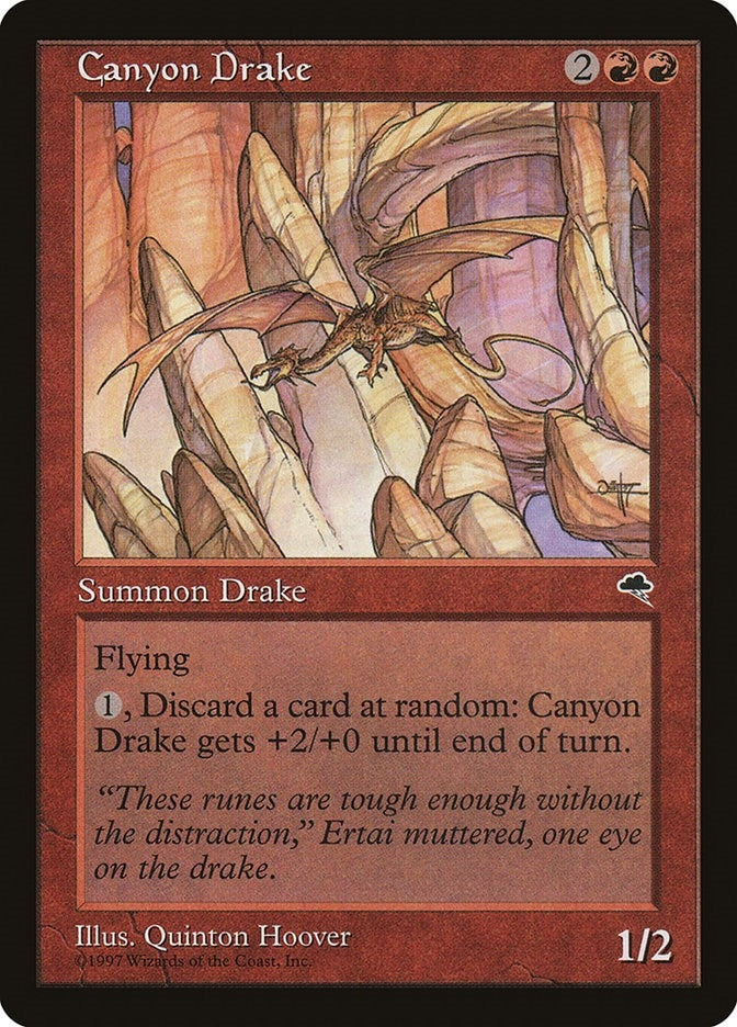 Image for Canyon Drake (166) [Tempest] - Magic: The Gathering