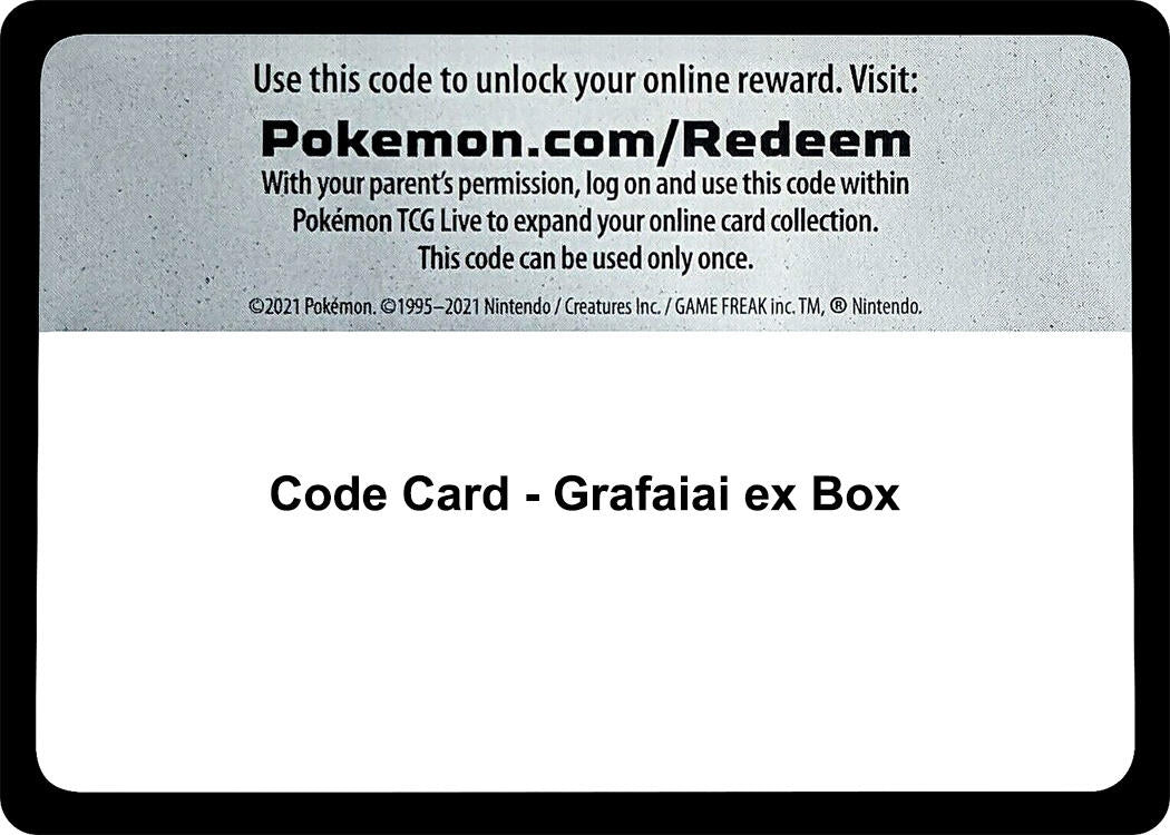 Image for Code Card - Grafaiai ex Box [Miscellaneous Cards & Products] - Pokemon
