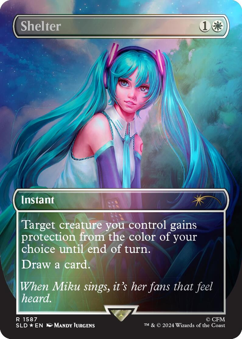 Image for Shelter (Rainbow Foil) (1587) [Secret Lair Drop Series] - Magic: The Gathering