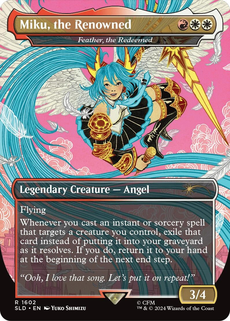 Image for Miku, the Renowned - Feather, the Redeemed (1602) [Secret Lair Drop Series] - Magic: The Gathering
