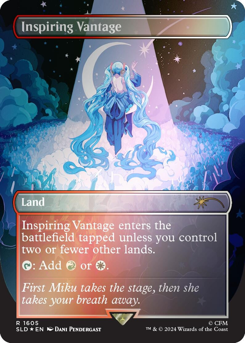 Image for Inspiring Vantage (1605) (Rainbow Foil) (1605) [Secret Lair Drop Series] - Magic: The Gathering