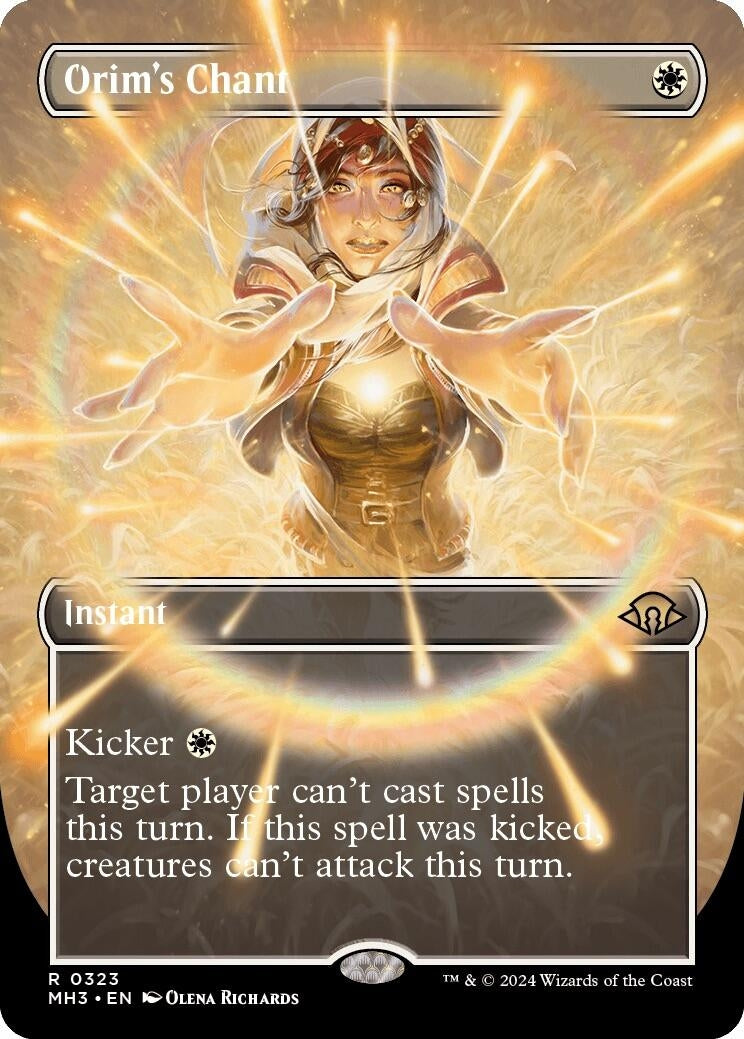 Image for Orim's Chant (Borderless) (323) [Modern Horizons 3] - Magic: The Gathering