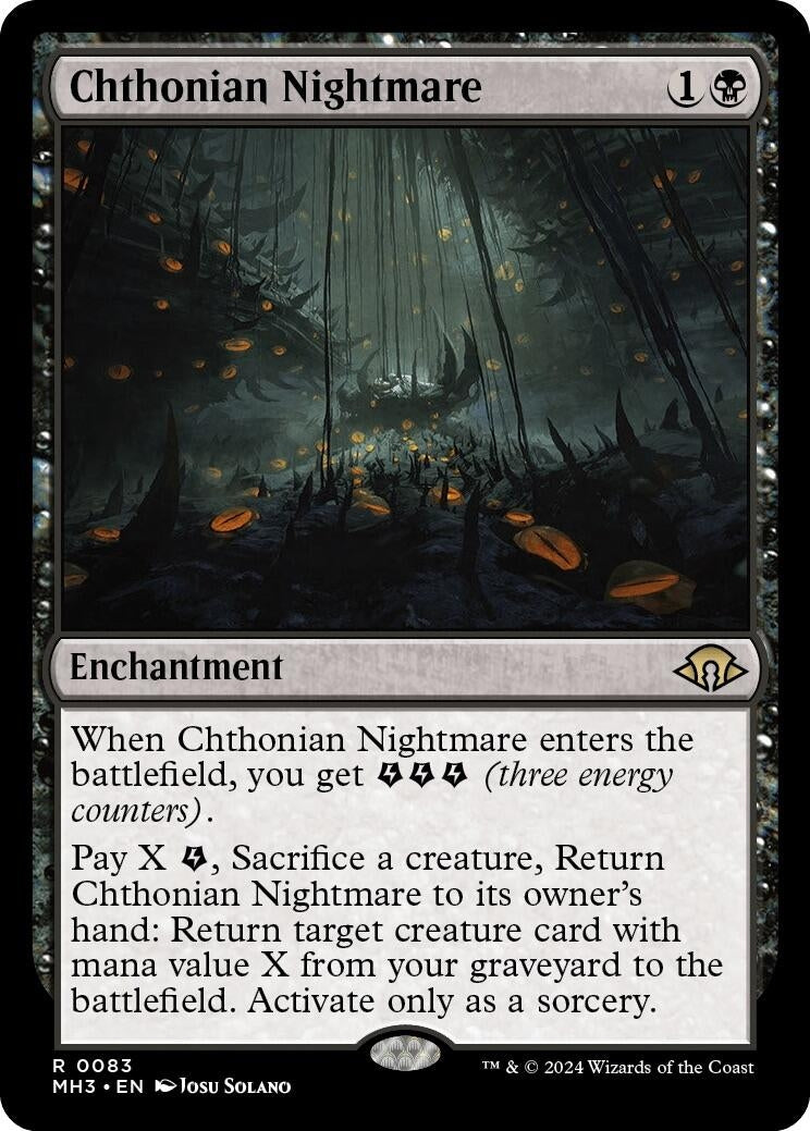 Image for Chthonian Nightmare (83) [Modern Horizons 3] - Magic: The Gathering