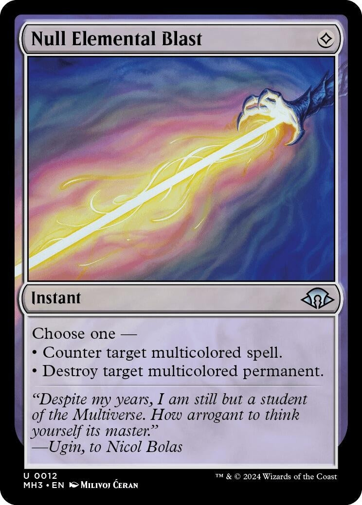 Image for Null Elemental Blast (12) [Modern Horizons 3] - Magic: The Gathering
