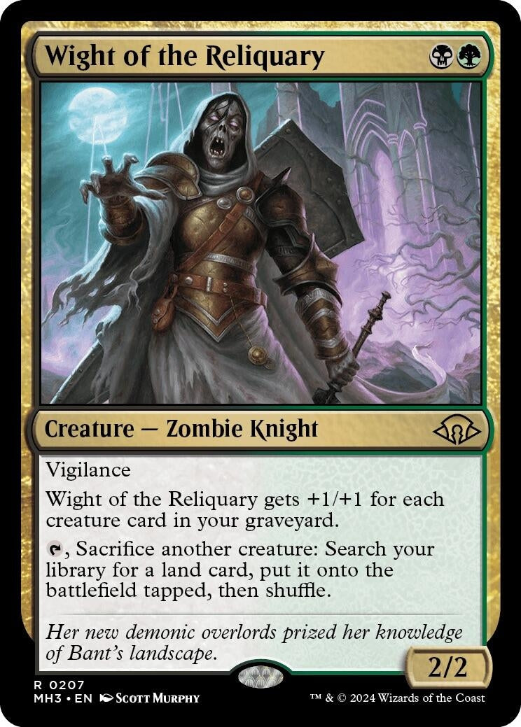 Image for Wight of the Reliquary (207) [Modern Horizons 3] - Magic: The Gathering
