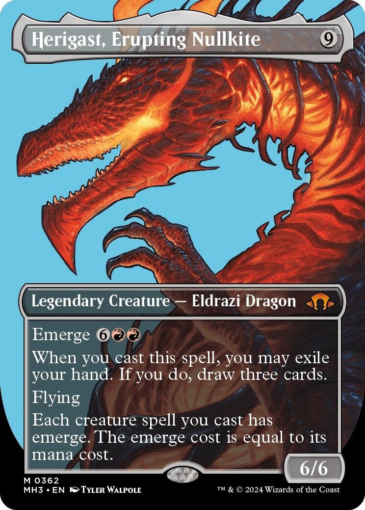 Image for Herigast, Erupting Nullkite (Borderless) (362) [Modern Horizons 3] - Magic: The Gathering