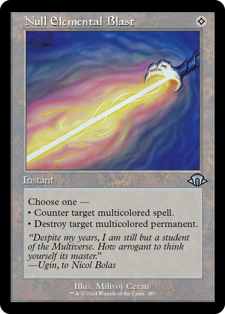 Image for Null Elemental Blast (Retro Frame) (387) [Modern Horizons 3] - Magic: The Gathering