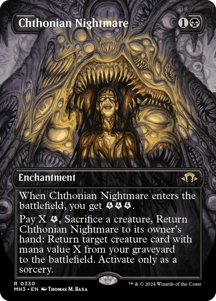 Image for Chthonian Nightmare (Borderless) (330) [Modern Horizons 3] - Magic: The Gathering