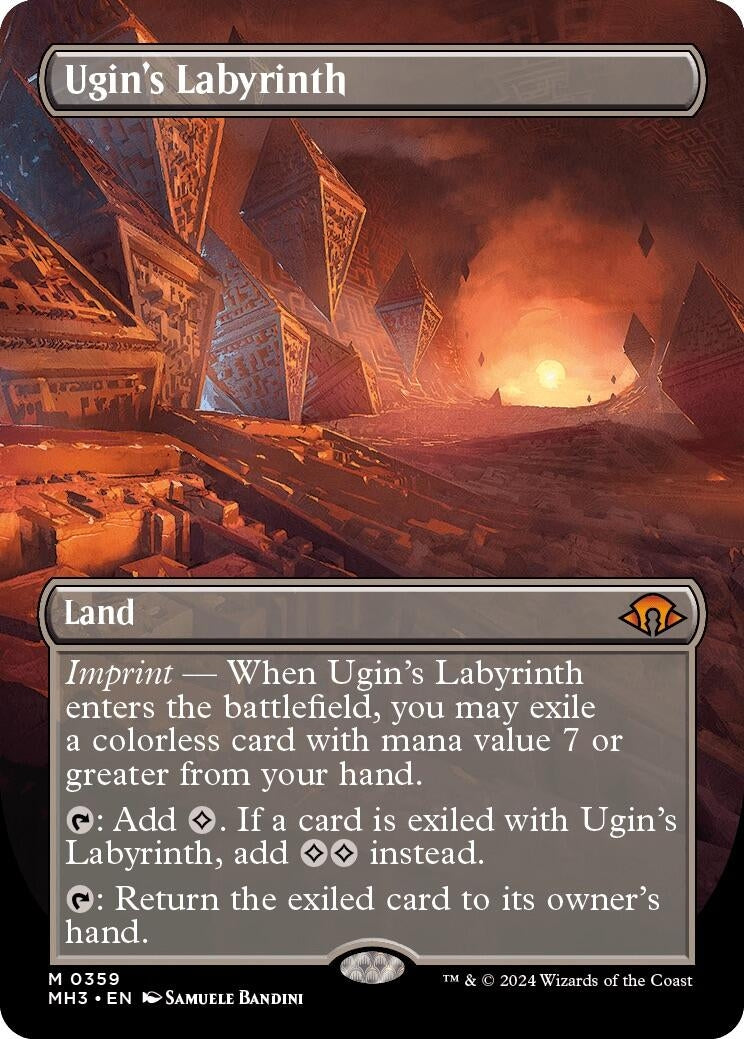 Image for Ugin's Labyrinth (Borderless) (359) [Modern Horizons 3] - Magic: The Gathering
