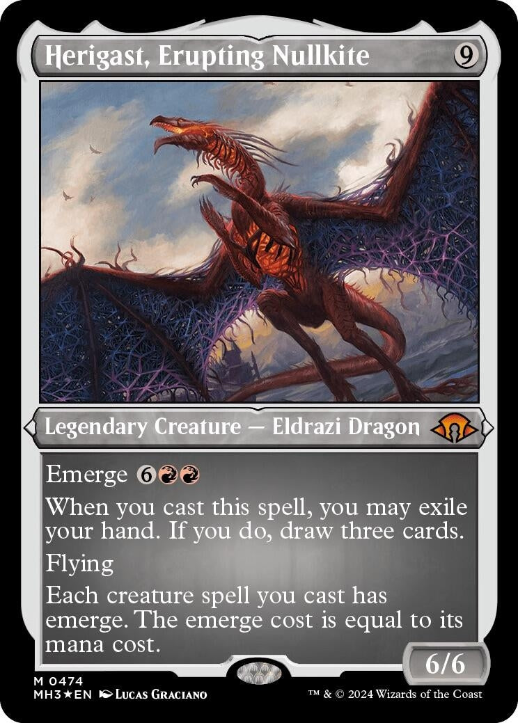 Image for Herigast, Erupting Nullkite (Foil Etched) (474) [Modern Horizons 3] - Magic: The Gathering
