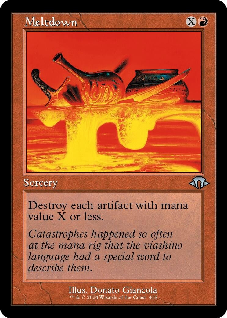 Image for Meltdown (Retro Frame) (418) [Modern Horizons 3] - Magic: The Gathering