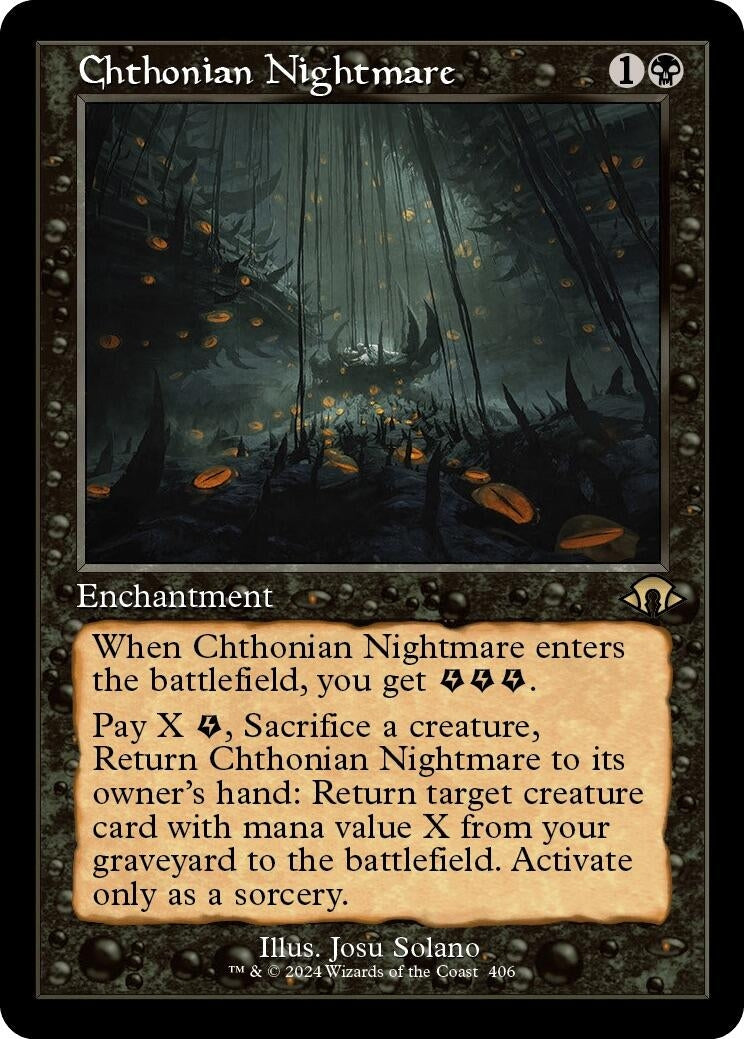Image for Chthonian Nightmare (Retro Frame) (406) [Modern Horizons 3] - Magic: The Gathering