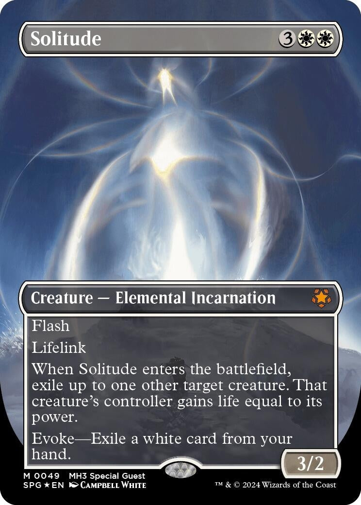 Image for Solitude (Borderless) (Textured Foil) (49) [Special Guests] - Magic: The Gathering