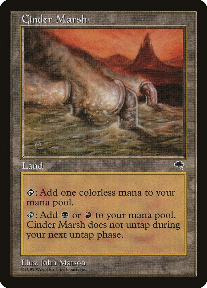 Image for Cinder Marsh (317) [Tempest] - Magic: The Gathering