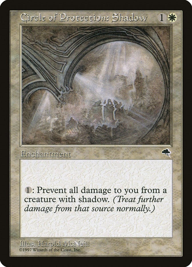 Image for Circle of Protection: Shadow (12) [Tempest] - Magic: The Gathering