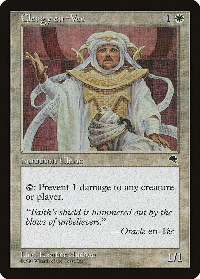Image for Clergy en-Vec (14) [Tempest] - Magic: The Gathering