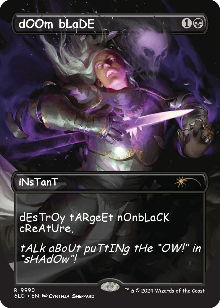 Image for dOOm bLaDE (9990) [Secret Lair Drop Series] - Magic: The Gathering