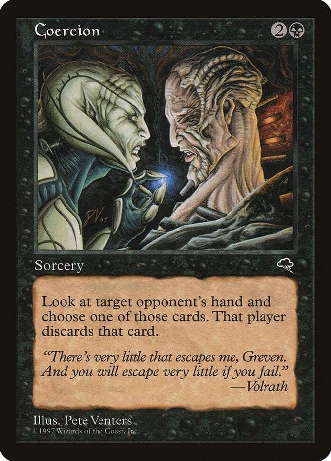 Image for Coercion (113) [Tempest] - Magic: The Gathering