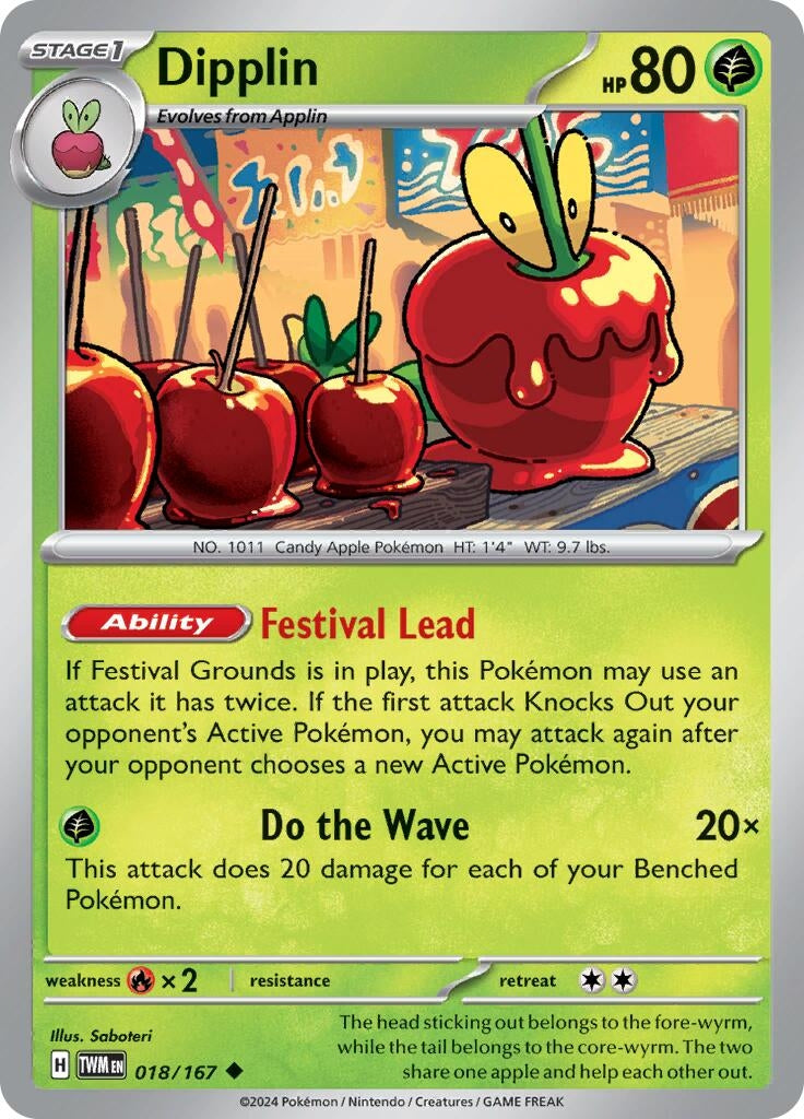 Image for Dipplin (018/167) [SV06: Twilight Masquerade] - Pokemon