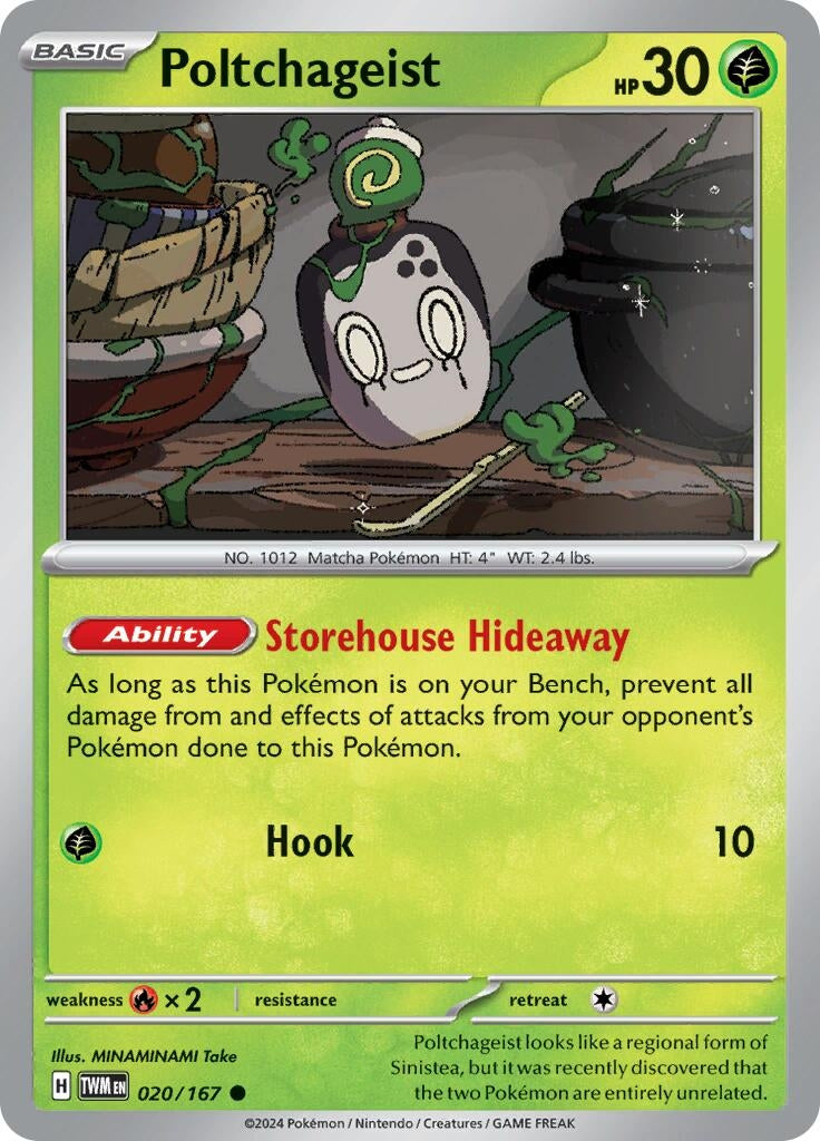 Image for Poltchageist (020/167) [SV06: Twilight Masquerade] - Pokemon