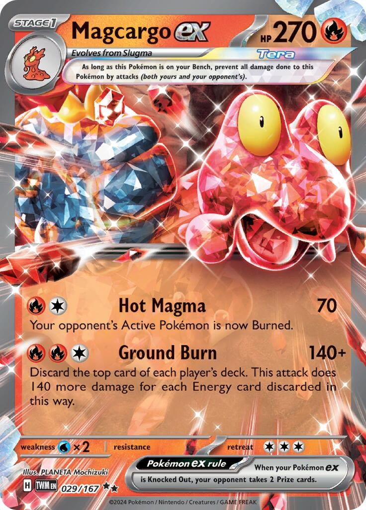 Image for Magcargo ex (029/167) [SV06: Twilight Masquerade] - Pokemon