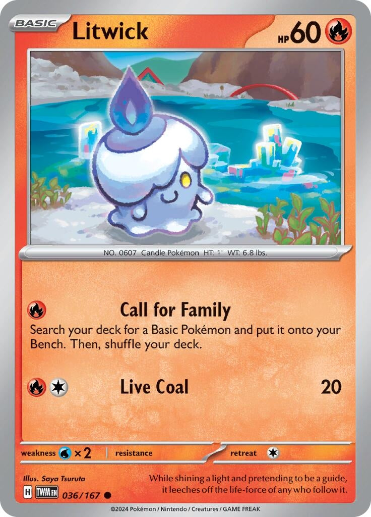 Image for Litwick (036/167) [SV06: Twilight Masquerade] - Pokemon