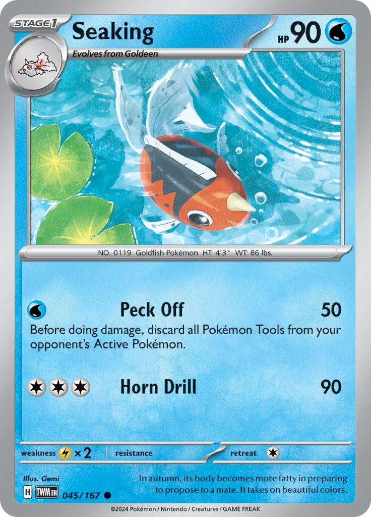 Image for Seaking (045/167) [SV06: Twilight Masquerade] - Pokemon