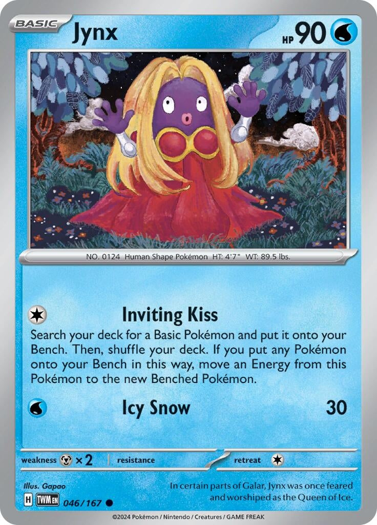 Image for Jynx (046/167) [SV06: Twilight Masquerade] - Pokemon