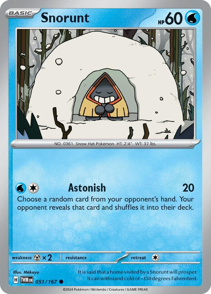 Image for Snorunt (051/167) [SV06: Twilight Masquerade] - Pokemon