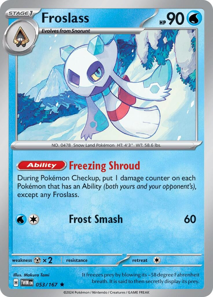 Image for Froslass (053/167) [SV06: Twilight Masquerade] - Pokemon