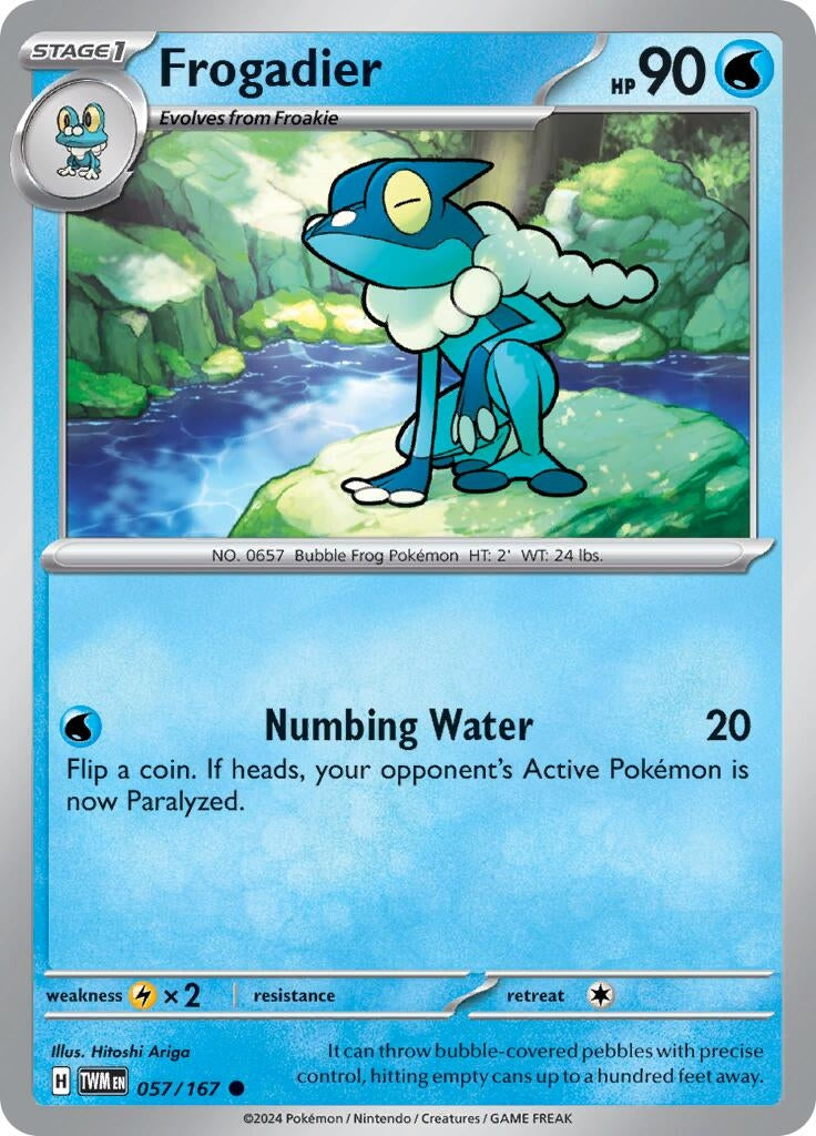 Image for Frogadier (057/167) [SV06: Twilight Masquerade] - Pokemon