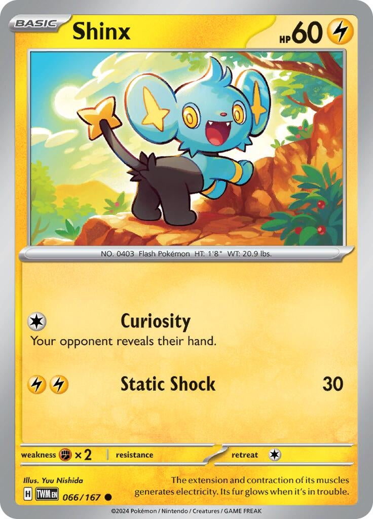 Image for Shinx (066/167) [SV06: Twilight Masquerade] - Pokemon