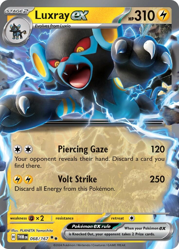 Image for Luxray ex (068/167) [SV06: Twilight Masquerade] - Pokemon