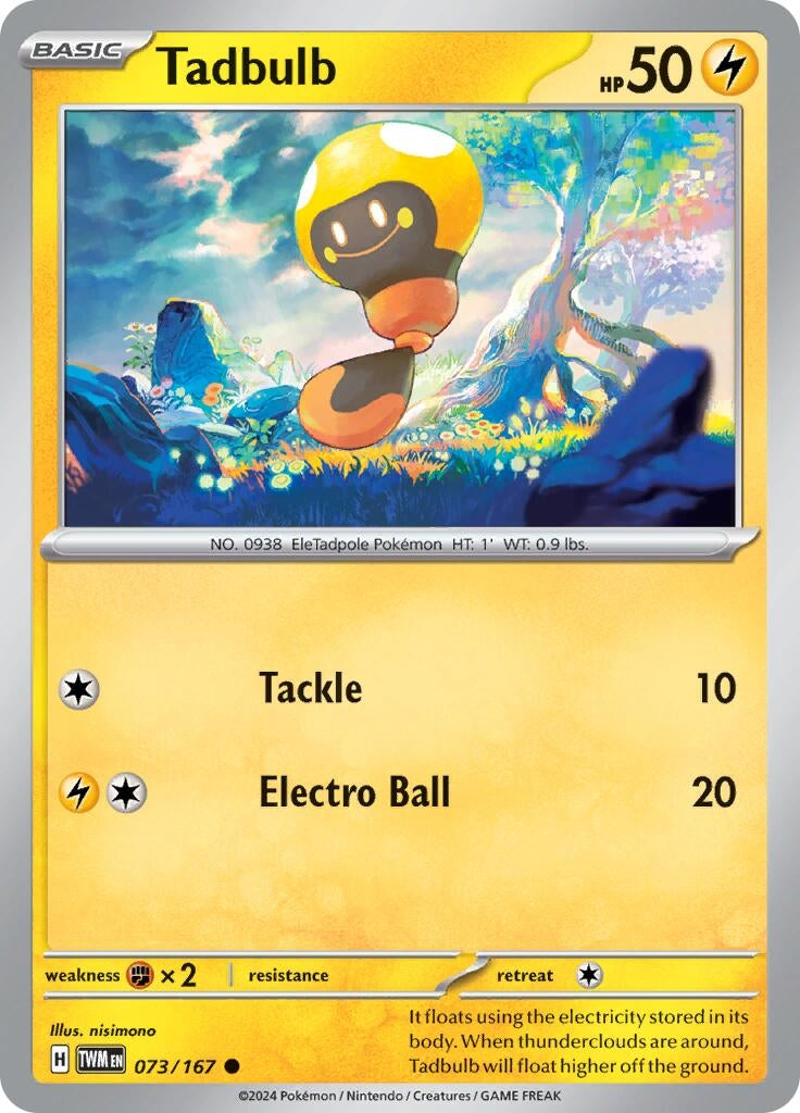 Image for Tadbulb (073/167) [SV06: Twilight Masquerade] - Pokemon