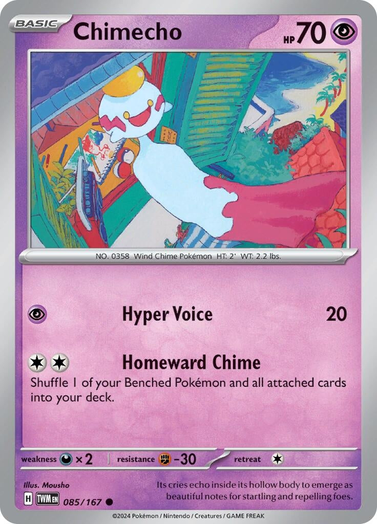 Image for Chimecho (085/167) [SV06: Twilight Masquerade] - Pokemon