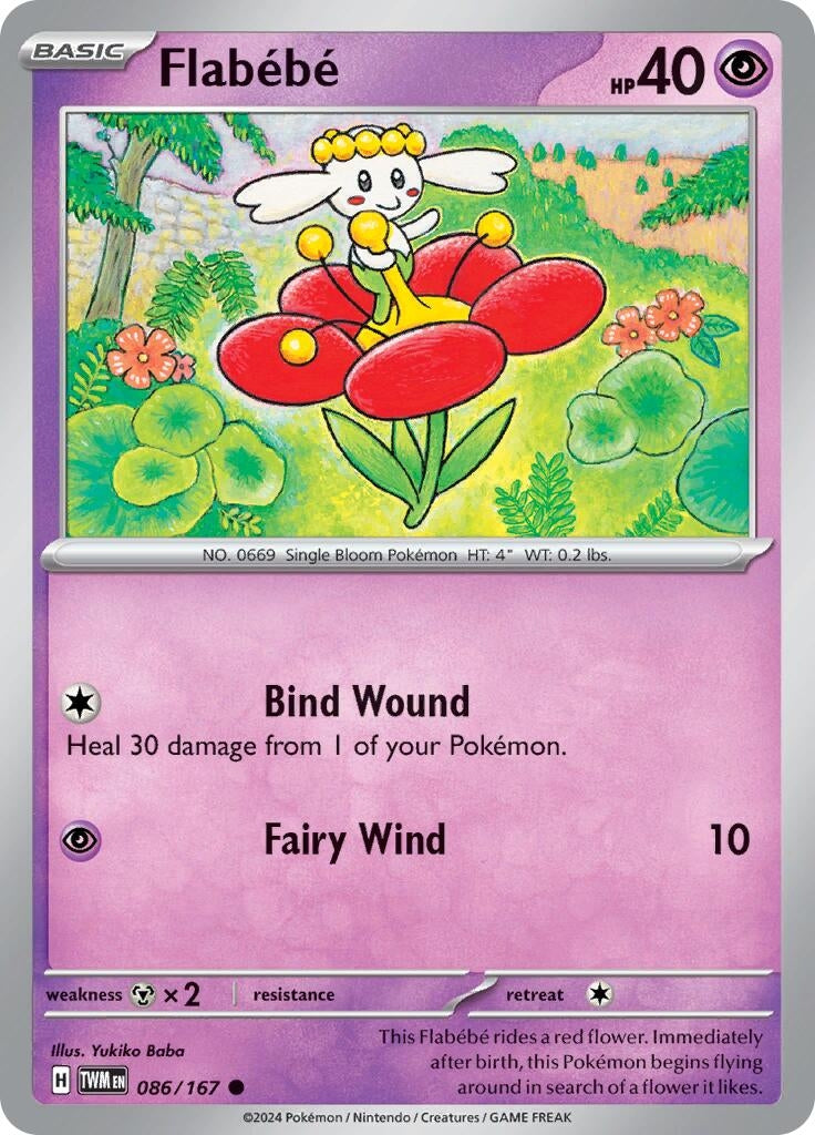 Image for Flabebe (086/167) [SV06: Twilight Masquerade] - Pokemon